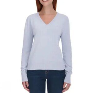 NEW Calvin Klein Jeans V-Neck Lightweight Sweater | Blue